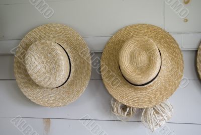 Two Hats Hanging