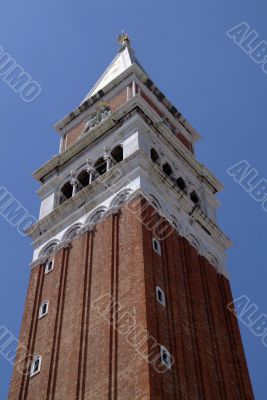 Bell Tower in St Mark`s Square