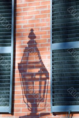 Gas Lamp Shadow