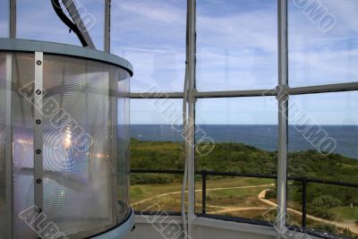 Inside the lighthouse