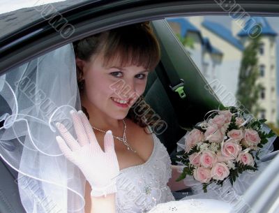 Young bride on wedding day