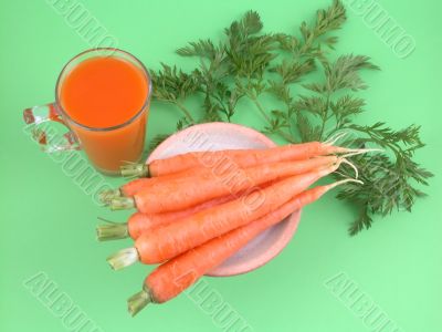 natural carrot juice