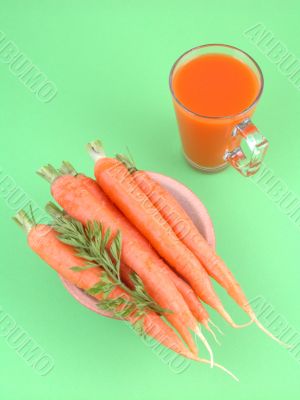natural carrot juice