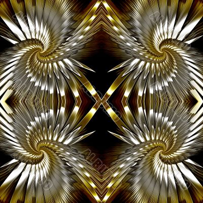 tessellating metallic background