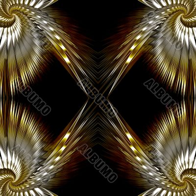 tessellating metallic background