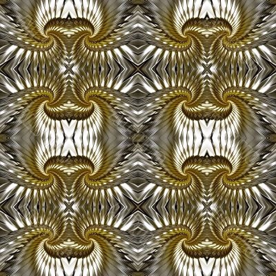 Tessellating metallic background