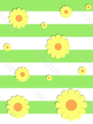 Flowers and stripes