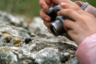 Photographing macro