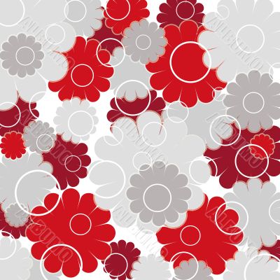 Colorful flowers pattern