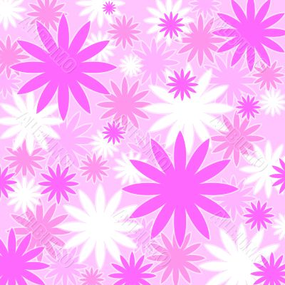 Colorful flowers pattern