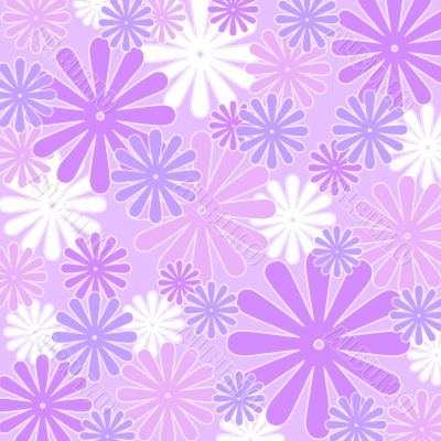 Colorful flowers pattern