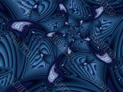 Bubbled Blue