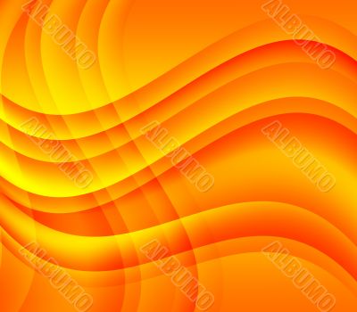Orange waves