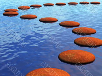 stepping stones