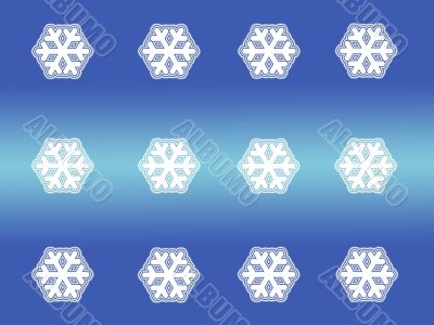 Snow flakes design