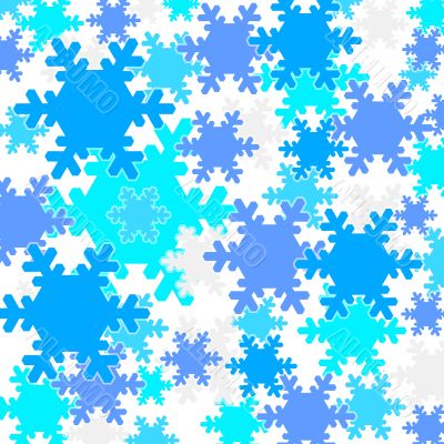 Snow flakes background