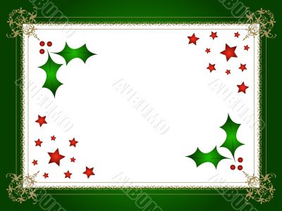 Christmas holly design