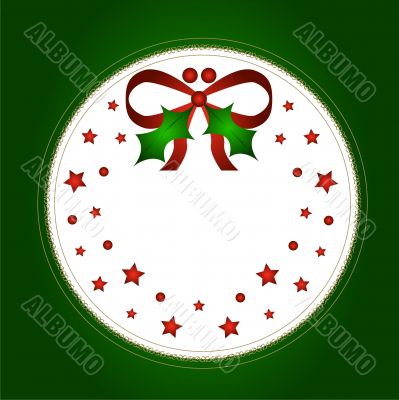 Christmas holly design