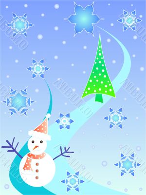 Christmas snowman
