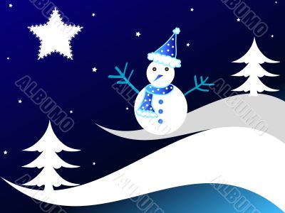 Christmas snowman