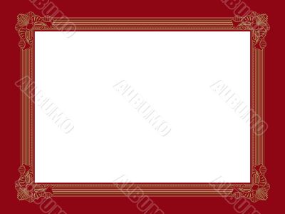 Red frame