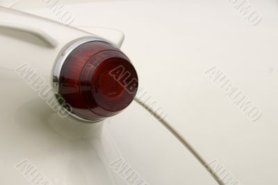 Detail of a classic car