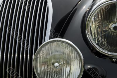 Detail of a classic car