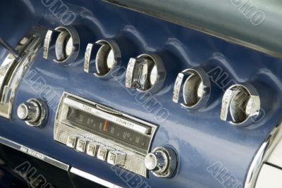 Detail of a classic car