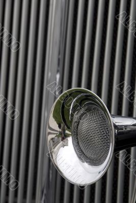 Detail of a classic car