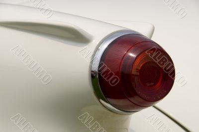 Detail of a classic car