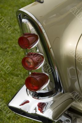 Detail of a classic car