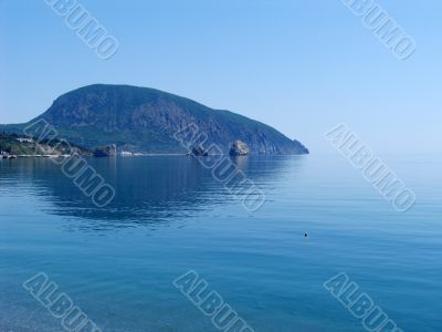 Mountain in the sea