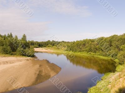 Landscape with the river