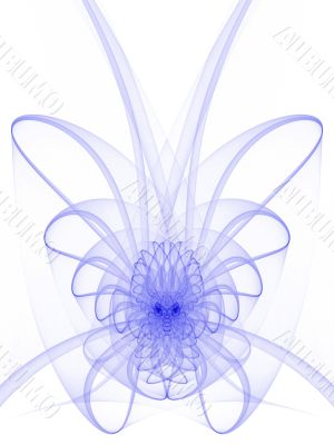 Blue Sheer Fractal