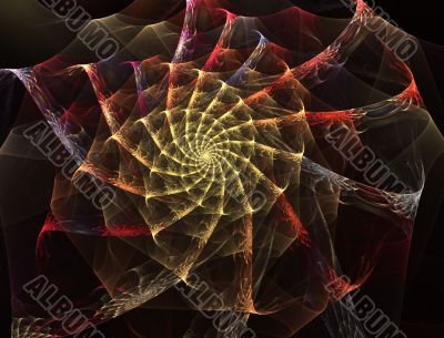 Folded Spiral Fractal
