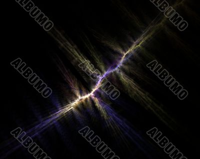 Blue and Gold Fractal