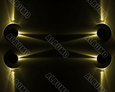 Golden Light Fractal