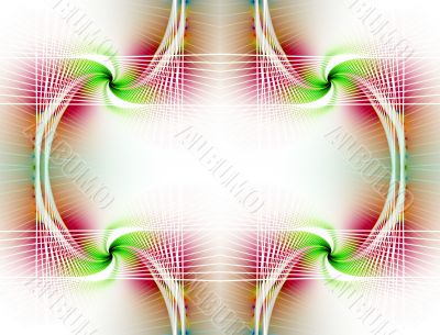 String Border against White