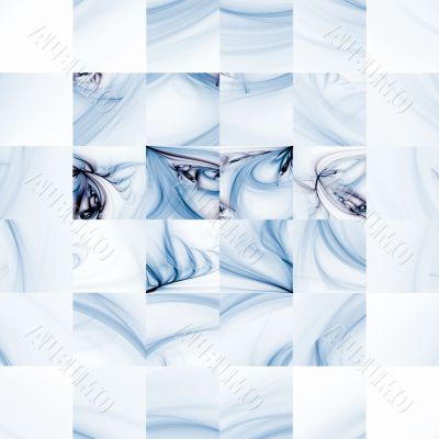 Jumble Squares against White