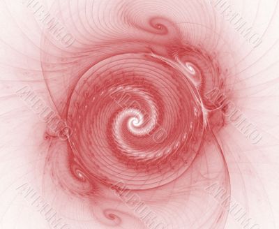 Red Circle Spiral
