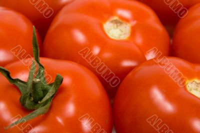 Texture from red a tomato