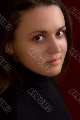 Portrait of the young sexual girl