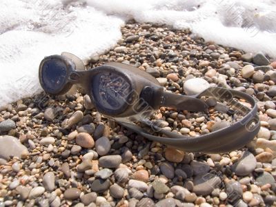On a sea beach