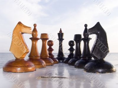 Combination from chessmen