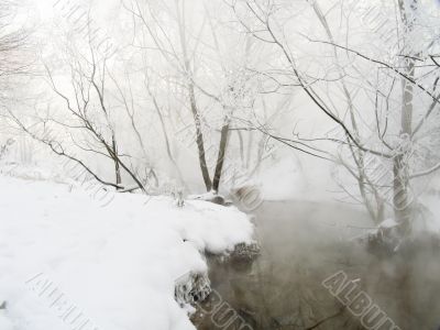  frosty day with the river