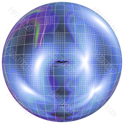 Abstract spherical picture