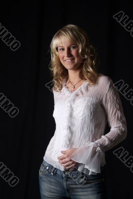 standing woman