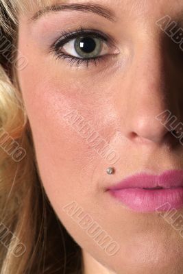 face of woman