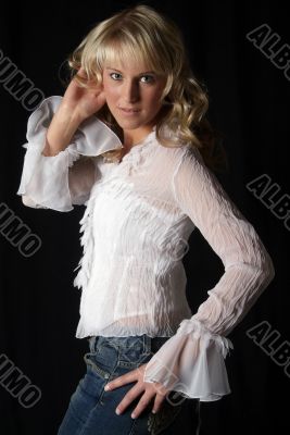 standing woman