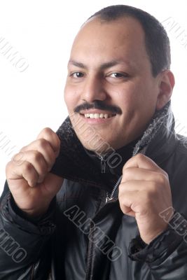 man in parka